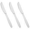 Smarty Had A Party Clear Plastic Disposable Knives (1000 Knives), 1000PK 420K-CL-CASE